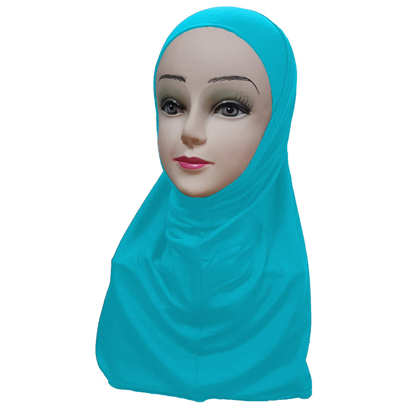 Women's Cotton Amira Hijab Two Piece - Plain Color