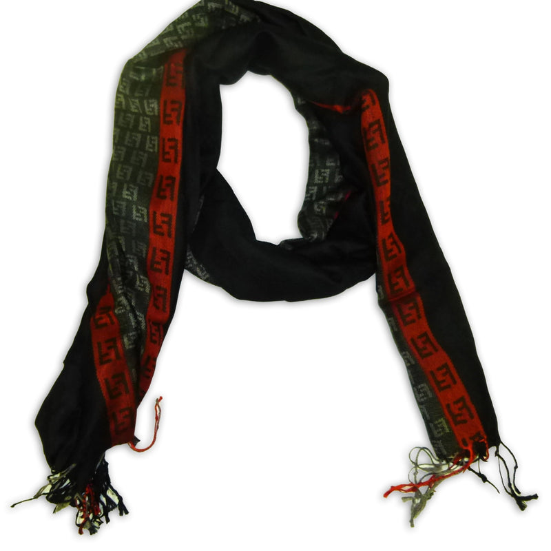 Women's Fancy Winter Scarf Wrap Shawl with Fringes