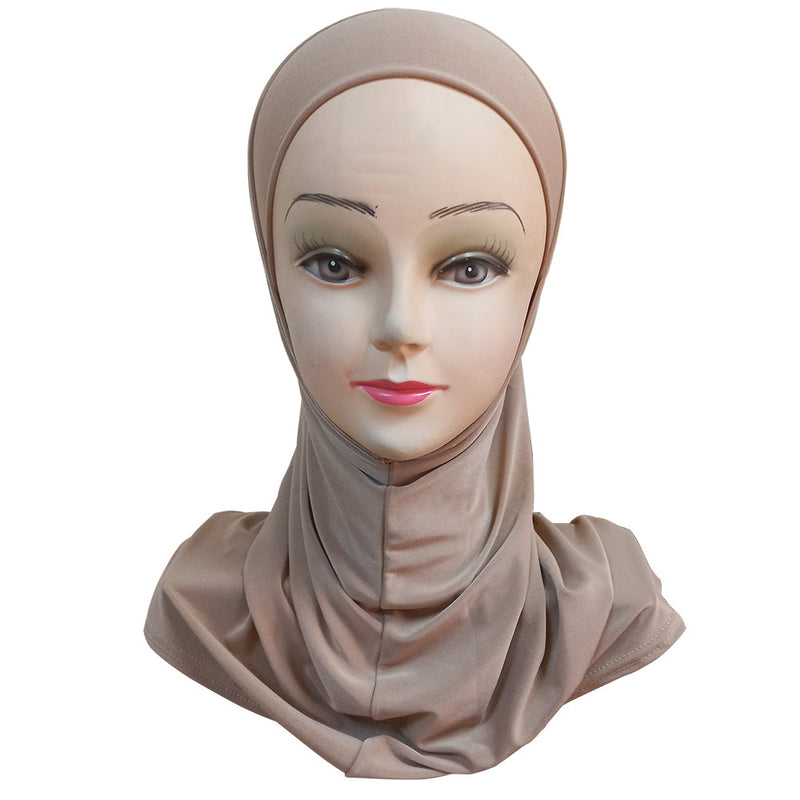 Women's Lycra Amira Hijab Two Piece - Plain Color