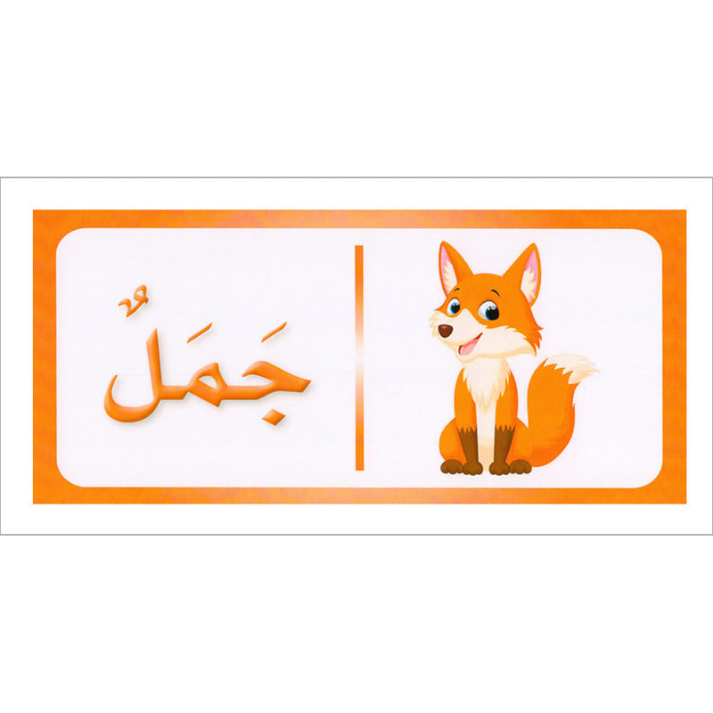 Sanabel Domino Flash Card: Letters, Pictures and Words, 3 sets دومينو ( الحروف، الصور ، الكلمات )