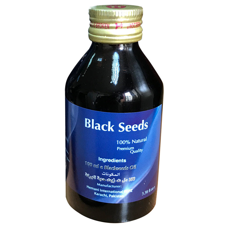 HEMANI Black Seed Oil Premium 100 ML - First Cold Pressed - IMMUNITY BOOSTER