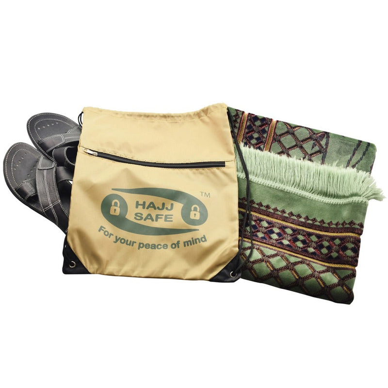 Hajj & Umrah Shoe and  Prayer Mat Bag