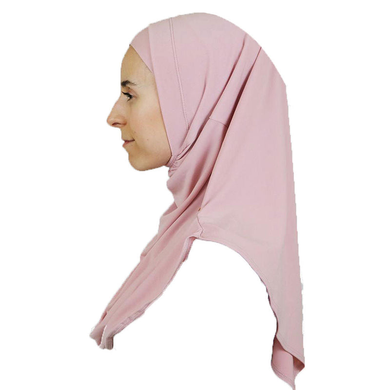 Firdevs Practical Hijab Scarf & Bonnet - Light Pink