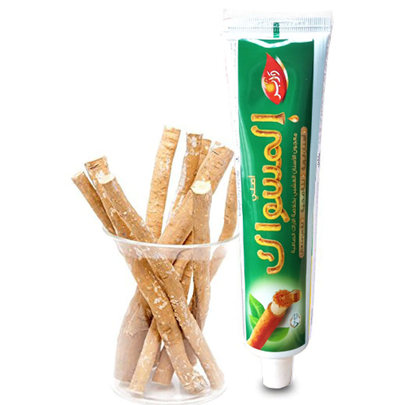 (Pack of 6) Dabur Miswak Sewak Meswak Siwak Natural Herbal Halal Islamic Toothpaste (Net Weight: 120g + 50g Free)