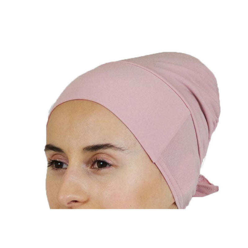 Firdevs Practical Hijab Scarf & Bonnet - Light Pink