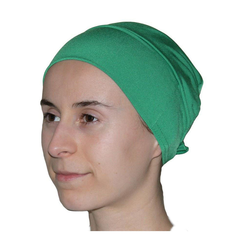 Firdevs Practical Hijab Scarf & Bonnet - Bright Green