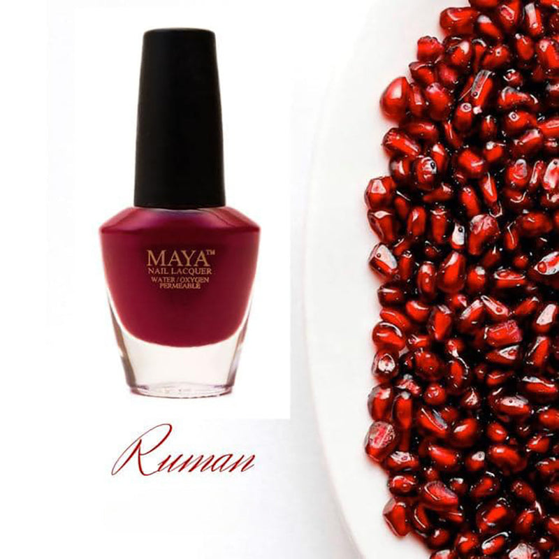 Ruman Breathable Nail Polish, Halal Nail Polish, Fast-Drying