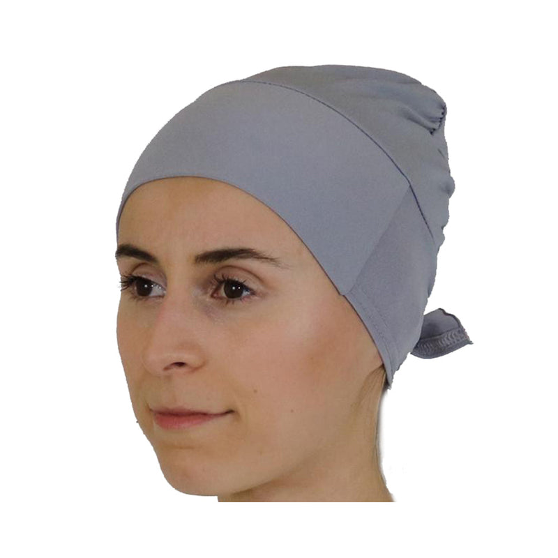 Firdevs Practical Hijab Scarf & Bonnet - Medium Grey