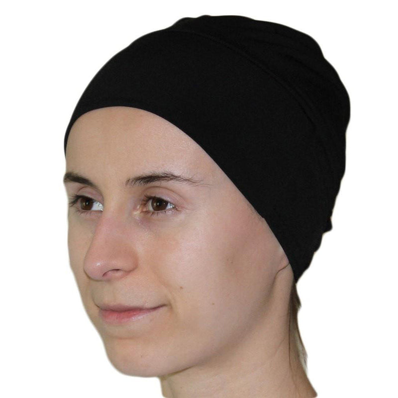 Firdevs Practical Hijab Scarf & Bonnet - Black