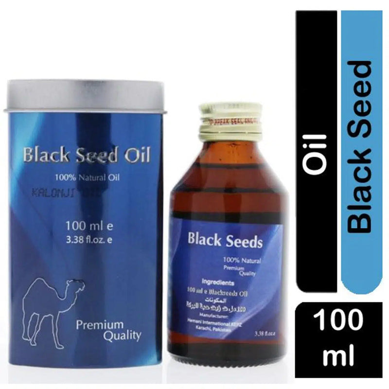 HEMANI Black Seed Oil Premium 100 ML - First Cold Pressed - IMMUNITY BOOSTER