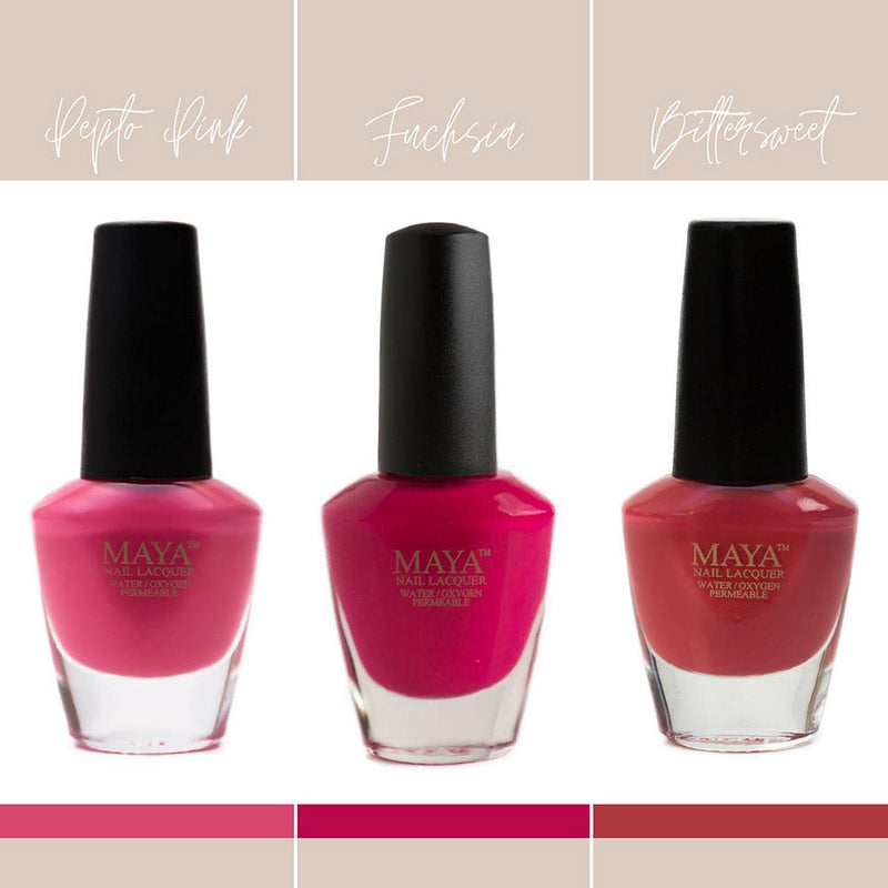 Pepto Pink Breathable Nail Polish, Halal Nail Polish, Fast-Drying