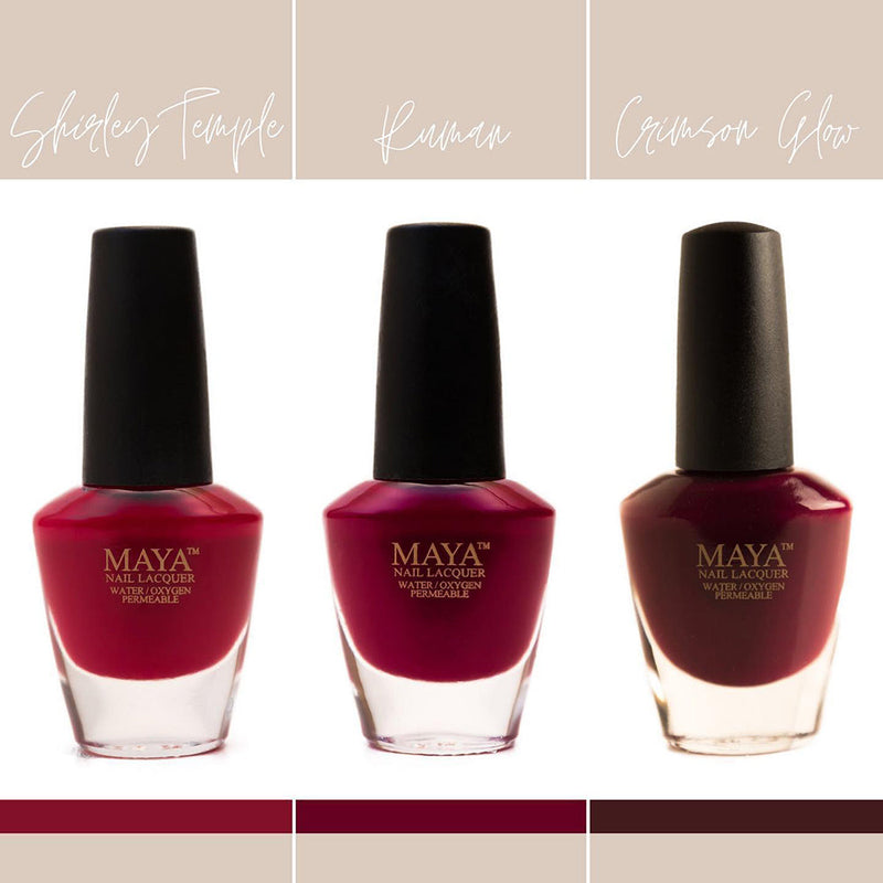 Ruman Breathable Nail Polish, Halal Nail Polish, Fast-Drying