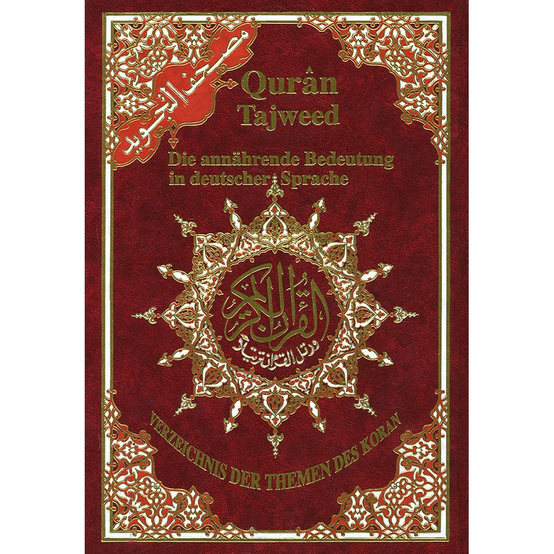 Tajweed Qur’an (Whole Qur’an, With German Translation)