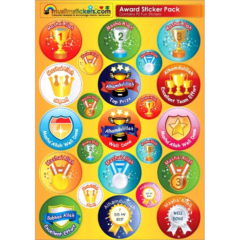 Award Sticker Pack (92 Stickers)