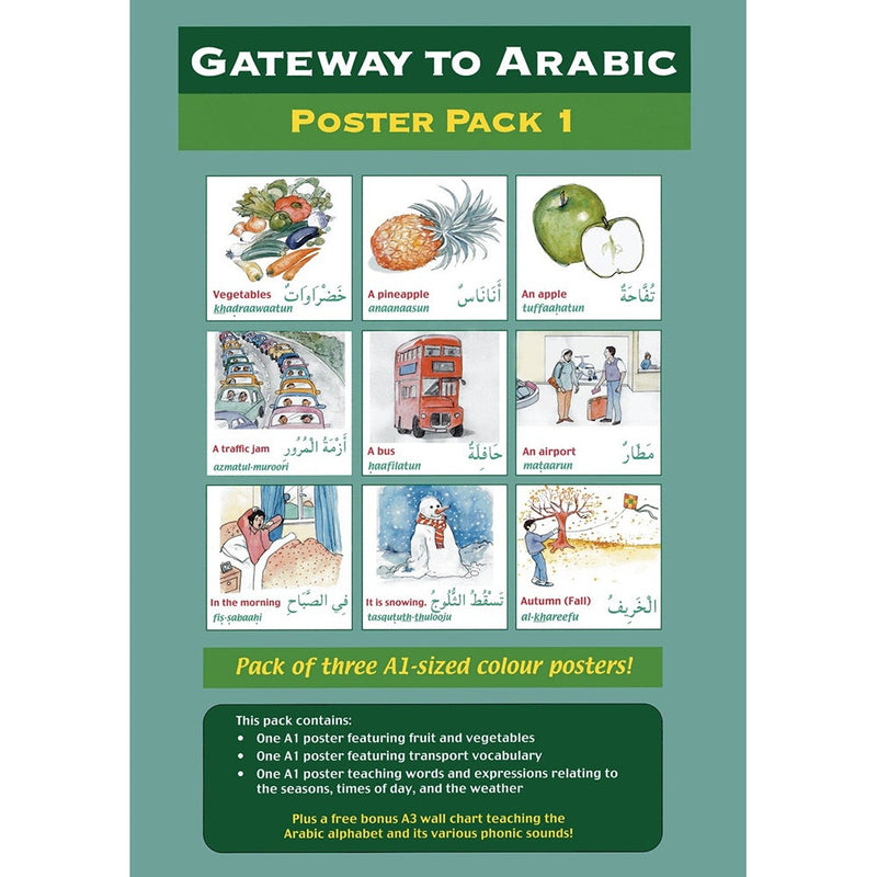 Gateway to Arabic Poster Pack One (3 Posters)