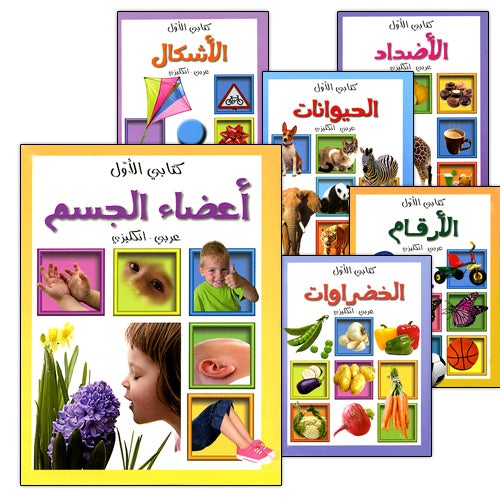 My First Book Set: Part 2 (6 Books, Arabic - English)