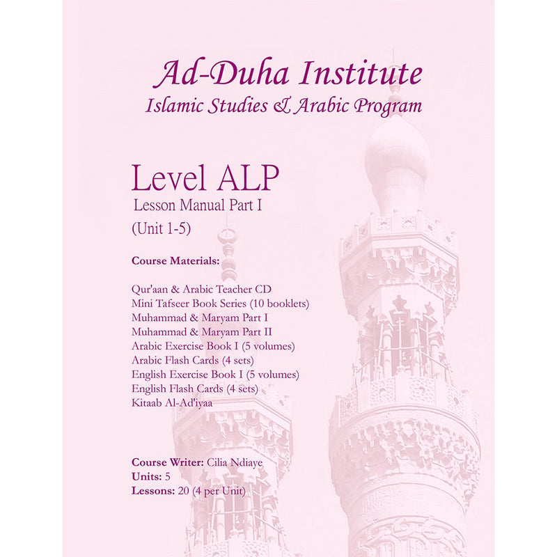 Lesson Manuals: Level ALP Part 1 (Unit 1-5)