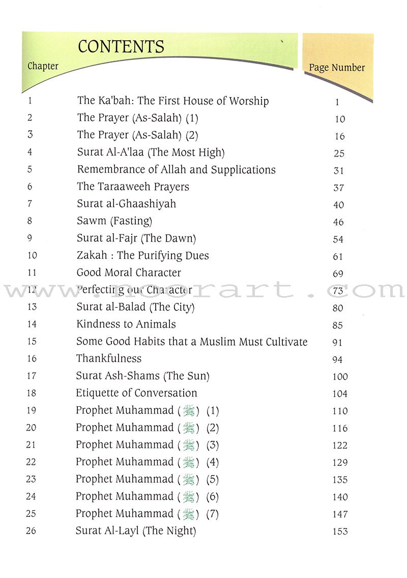 Islamic Studies: Grade 6