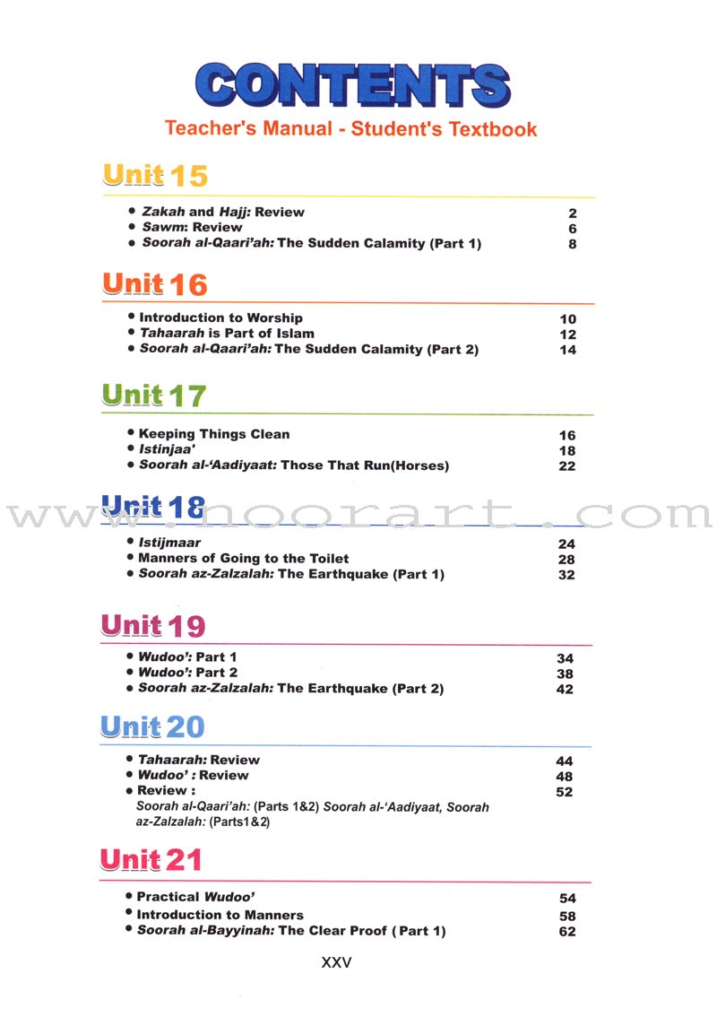 ICO Islamic Studies Teacher's Manual: Grade 1, Part 2