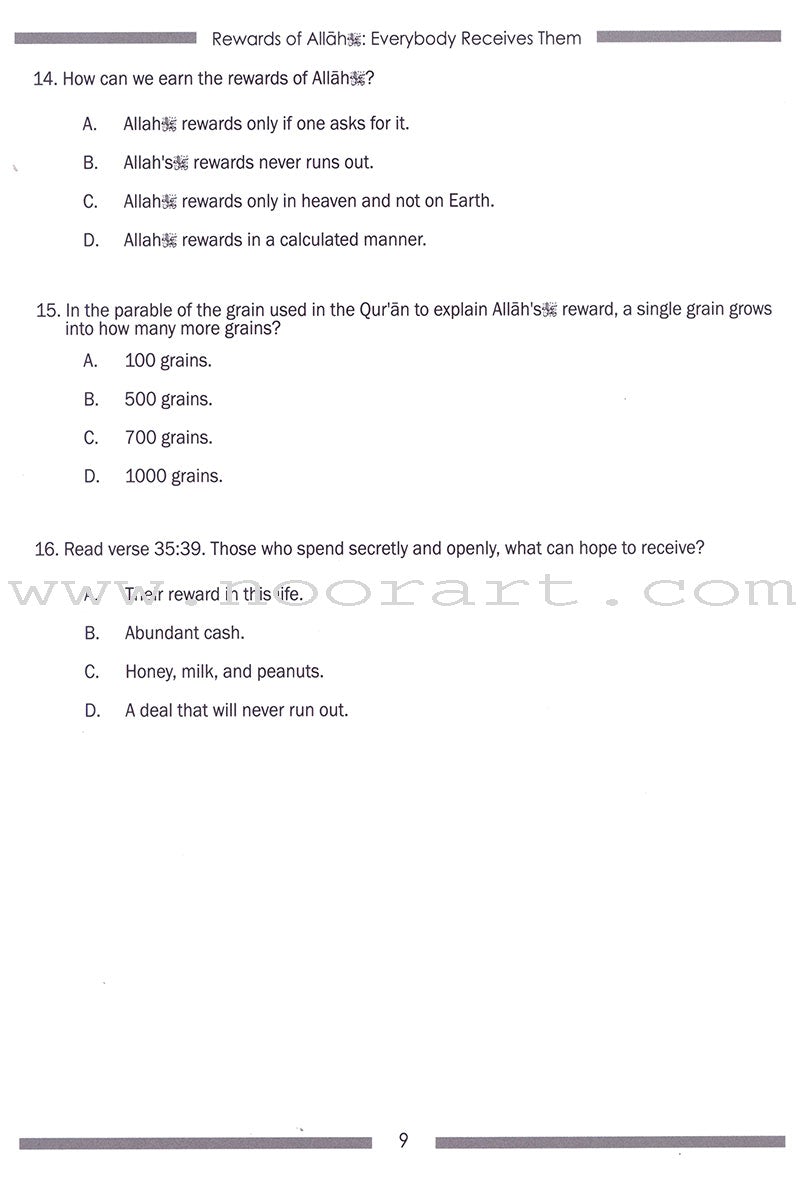 Weekend Learning Islamic Studies Workbook: Level 4 (Revised and Enlarged Edition)