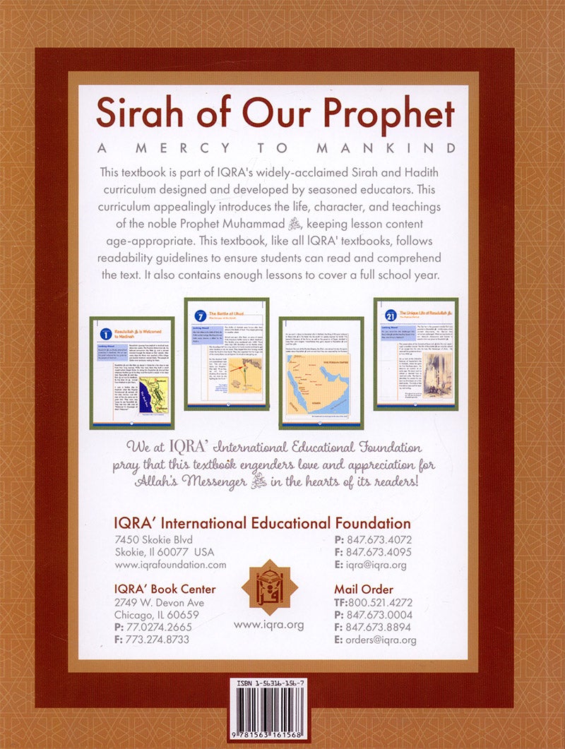 Sirah of Our Prophet(s) (a Mercy to Mankind) Textbook: Level 6