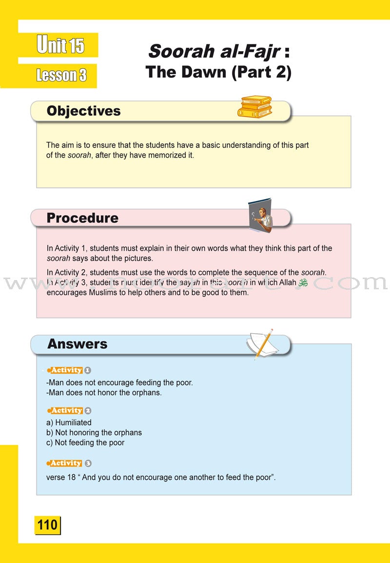 ICO Islamic Studies Teacher's Manual: Grade 2, Part 2