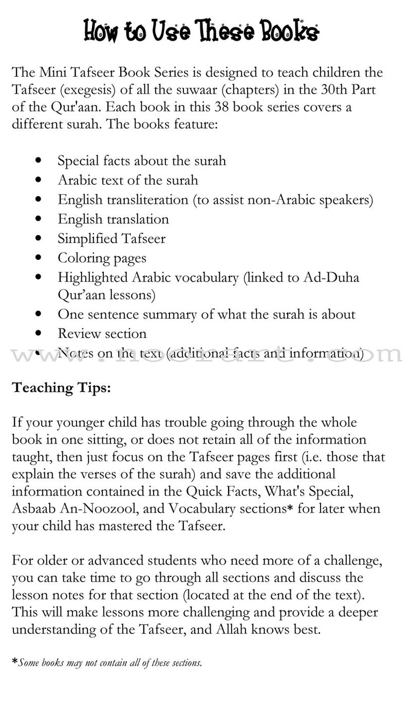 Mini Tafseer Book Series: Book 36 (Suratu-'Abasa) سورة عبس