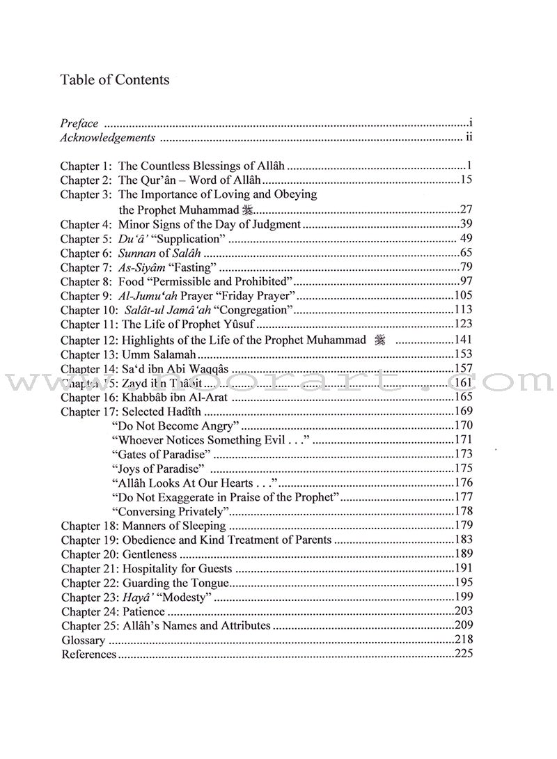 The Way of the Prophet- An Islamic Education and development Series: Book 1