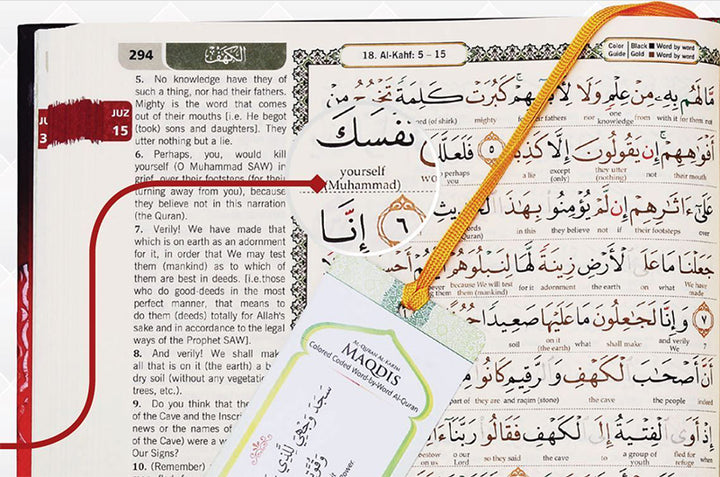 Al-Quran Al-Karim The Noble Quran (6.9*9.8) (White - English Translation)