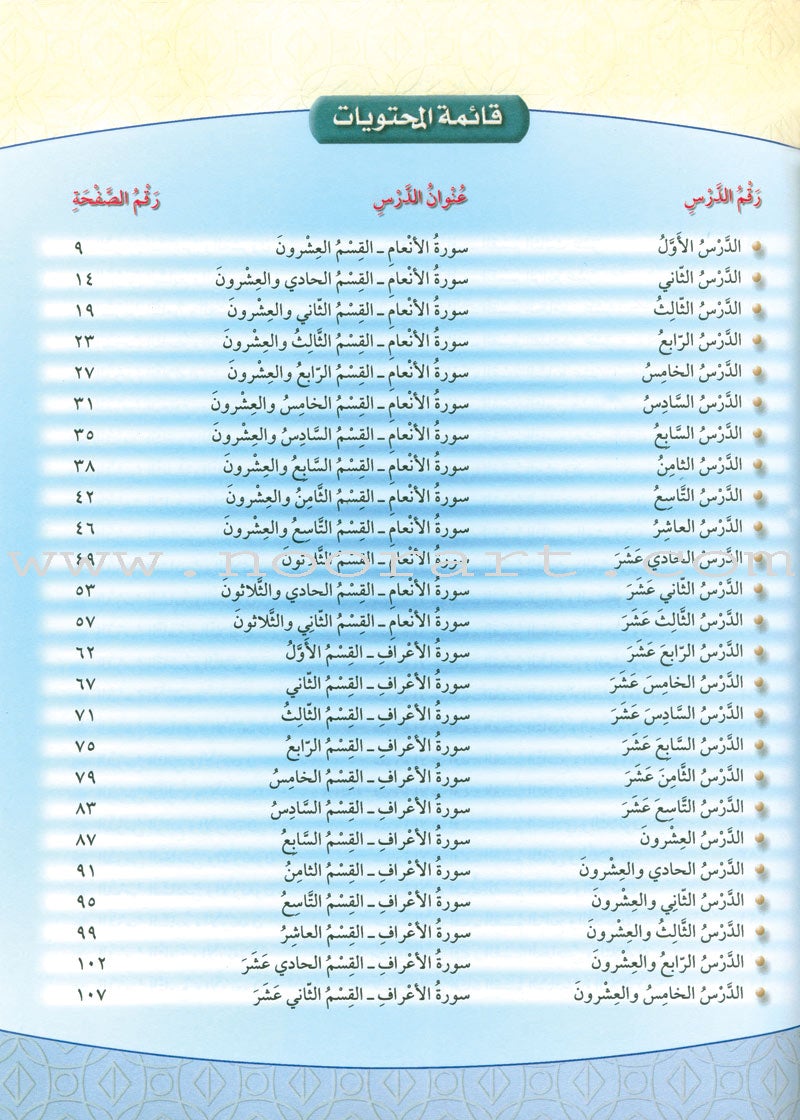 The Holy Qur'an Interpretation Series - Systematic Interpretation: Volume 6 سلسلة تفسير القراّن الكريم التفسير المنهجي