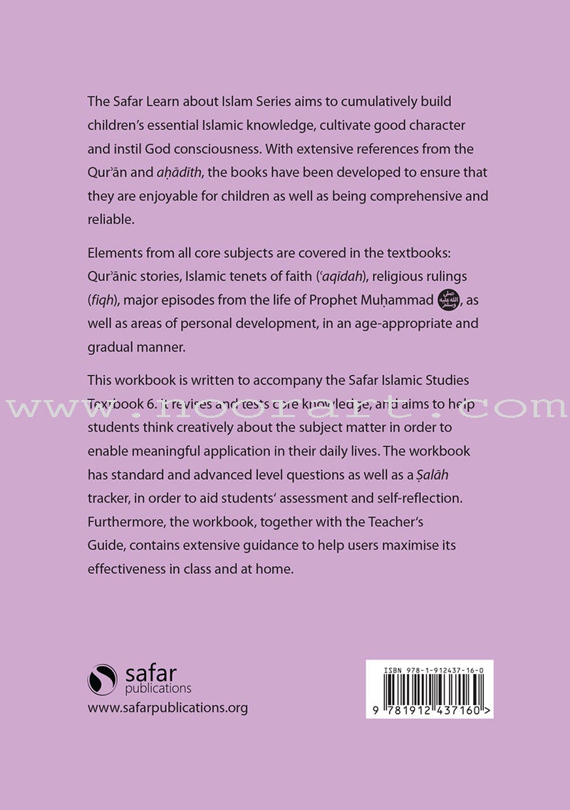 Safar Islamic Studies Workbook: Level 6