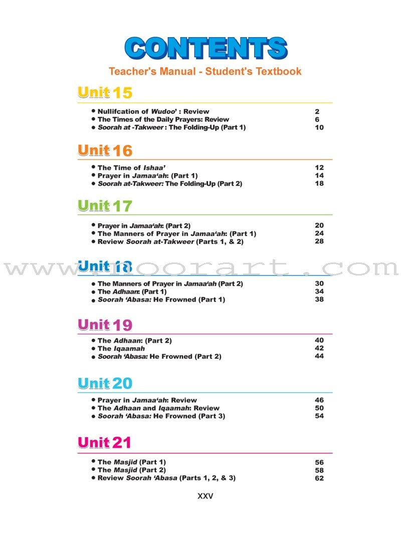 ICO Islamic Studies Teacher's Manual: Grade 3, Part 2