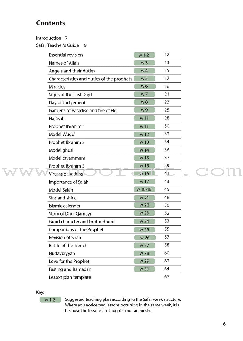 Safar Teacher's Guide for Islamic Studies: Level 3