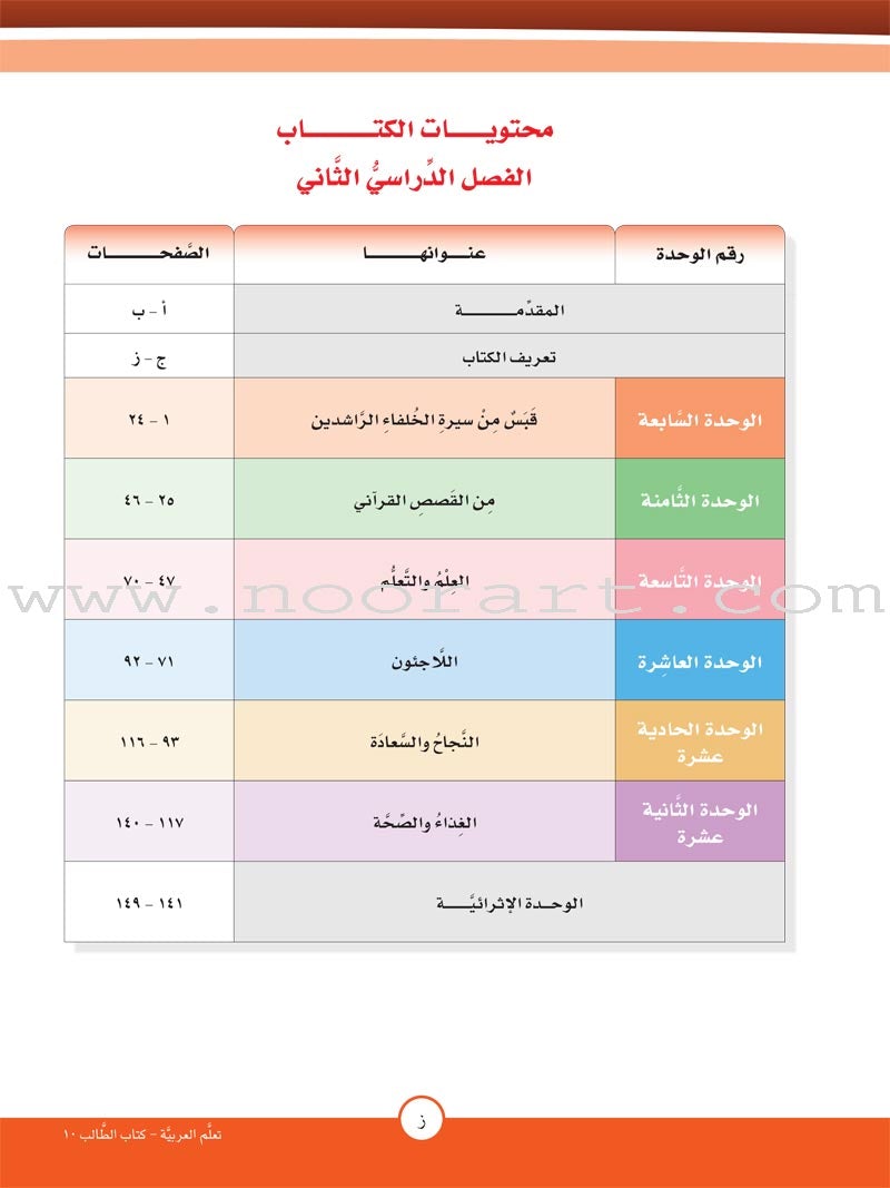 ICO Learn Arabic Textbook: Level 10, Part 2 (With Online Access Code)