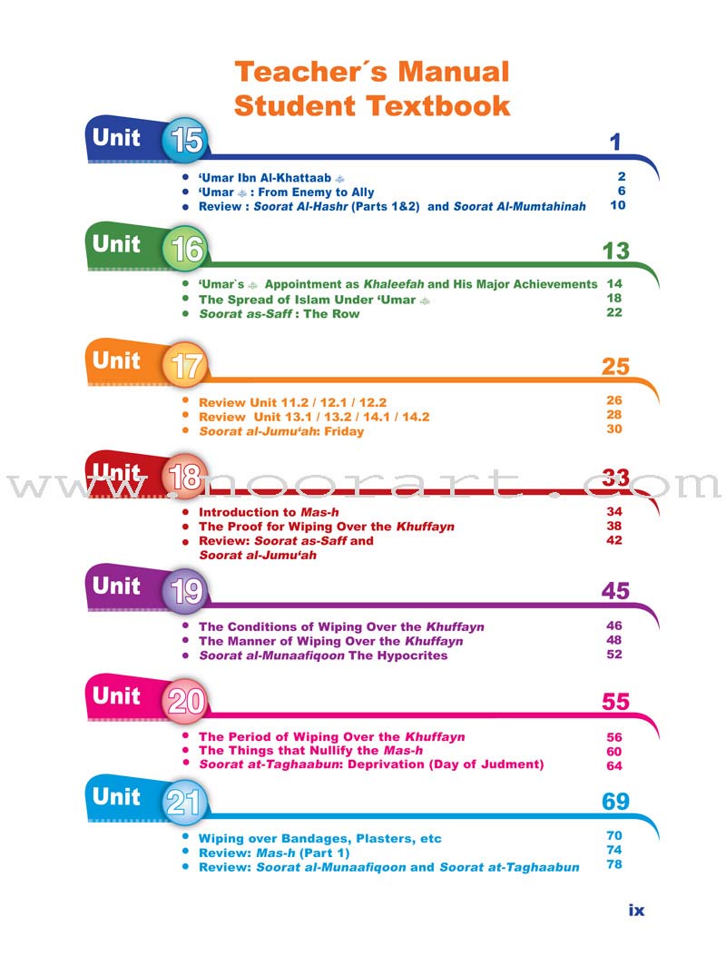 ICO Islamic Studies Teacher's Manual: Grade 5, Part 2