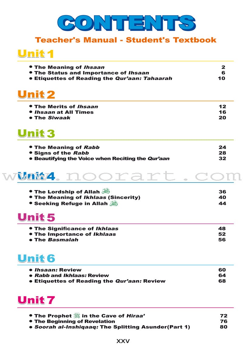 ICO Islamic Studies Teacher's Manual: Grade 3, Part 1