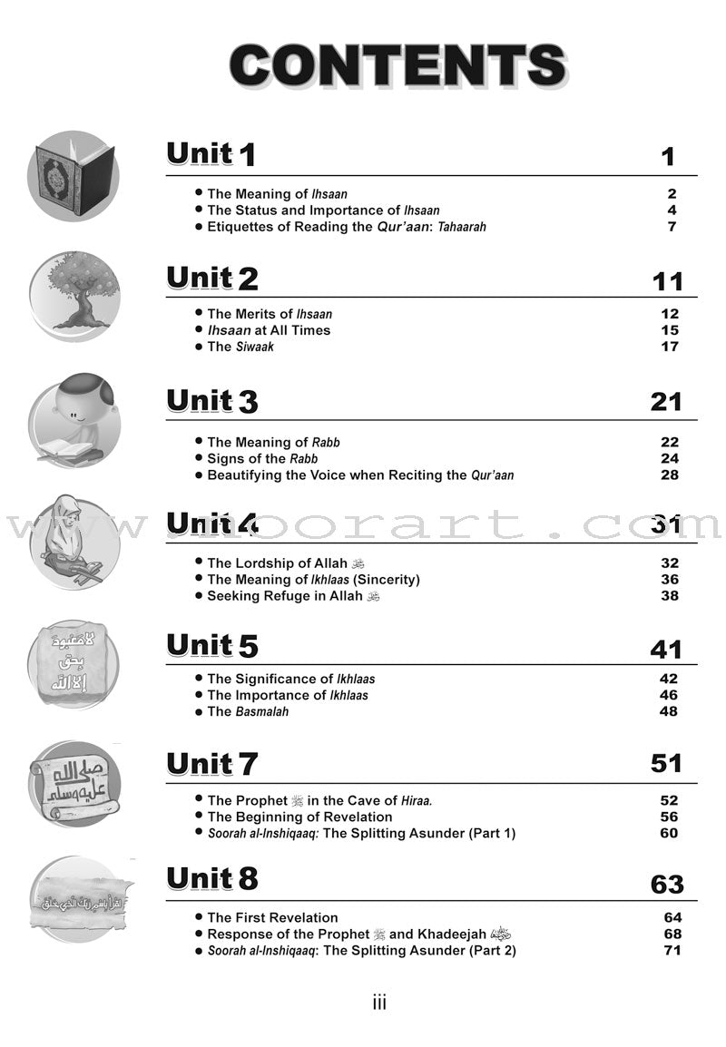 ICO Islamic Studies Workbook: Grade 3, Part 1