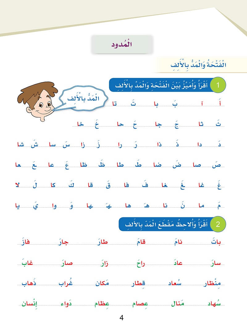 Arabic Sanabel Handwriting Skills Level 4 سنابل المهارات الكتابية