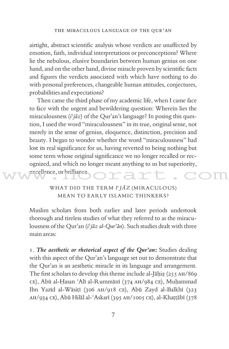 The Miraculous Language of the Qur'an: Evidence of Divine Origin