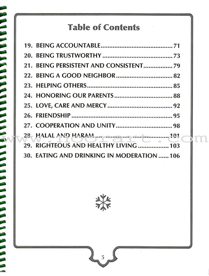 The Wisdom of Our Prophet (s) Workbook: Grade 4