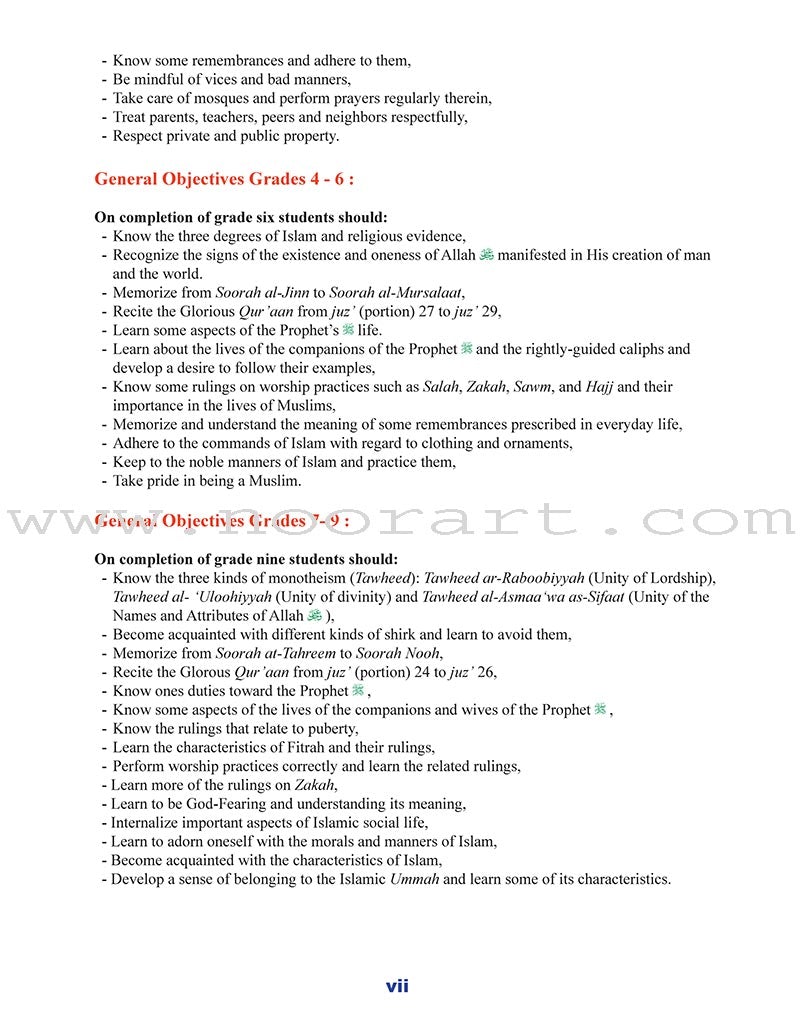 ICO Islamic studies Teacher's Manual: Grade 4, Part 2