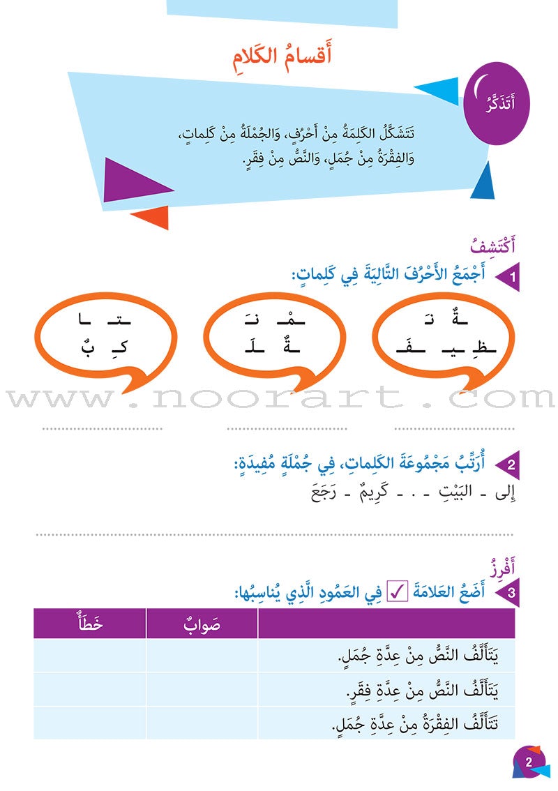 Who Can Help Me in Grammar and Dictation: Level 2 من يساعدني في القواعد والإملاء