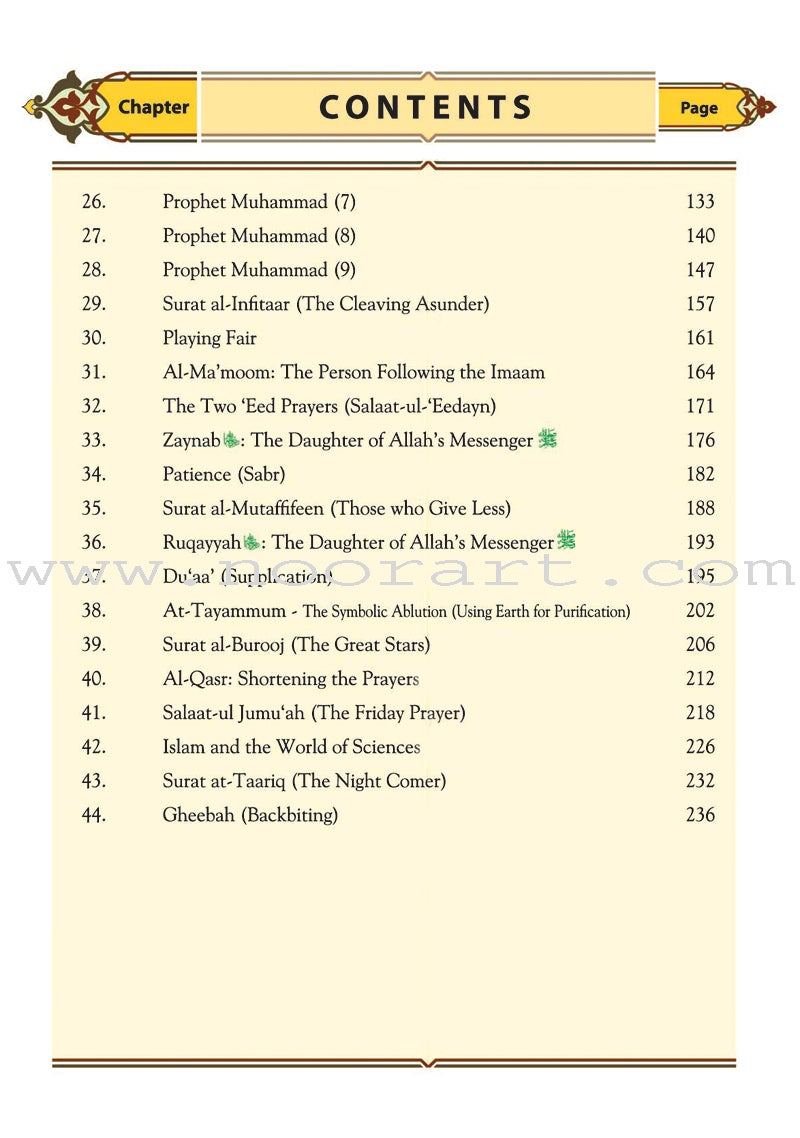 Islamic Education: Grade 7 - Damaged