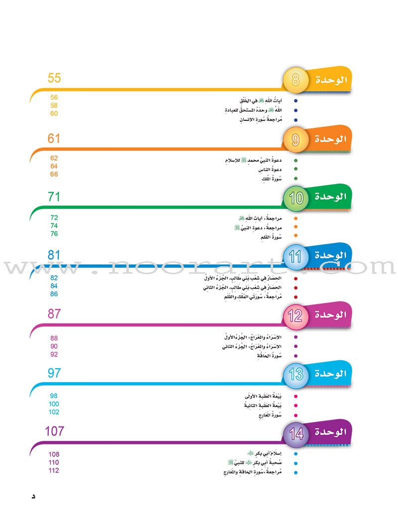 ICO Islamic Studies Textbook: Grade 4 (Arabic, Light Version) التربية الإسلامية - عربي مخفف