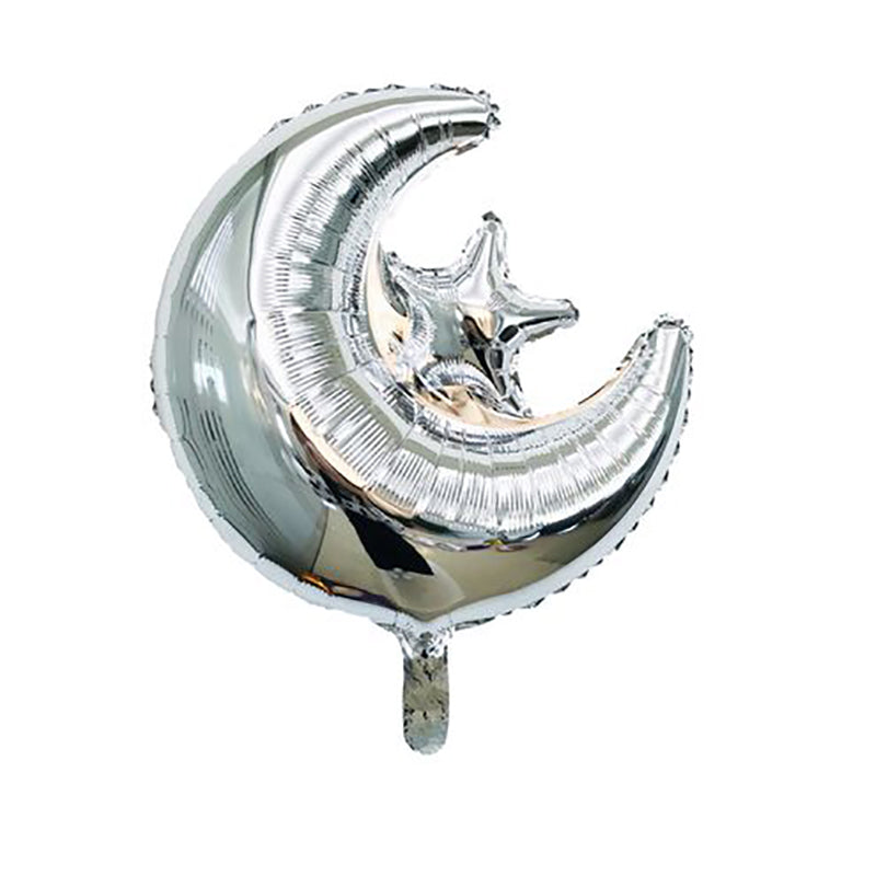 Eid Mubarak Foil Balloon Kit - Silver