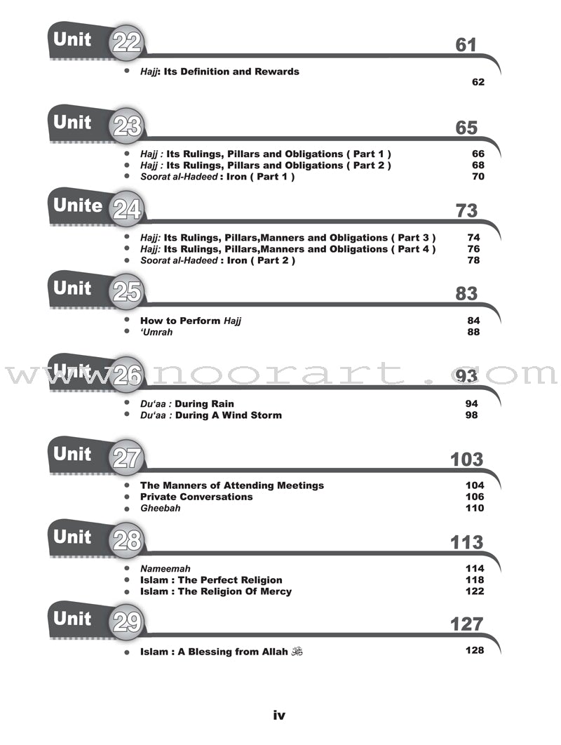 ICO Islamic Studies Workbook: Grade 6, Part 2