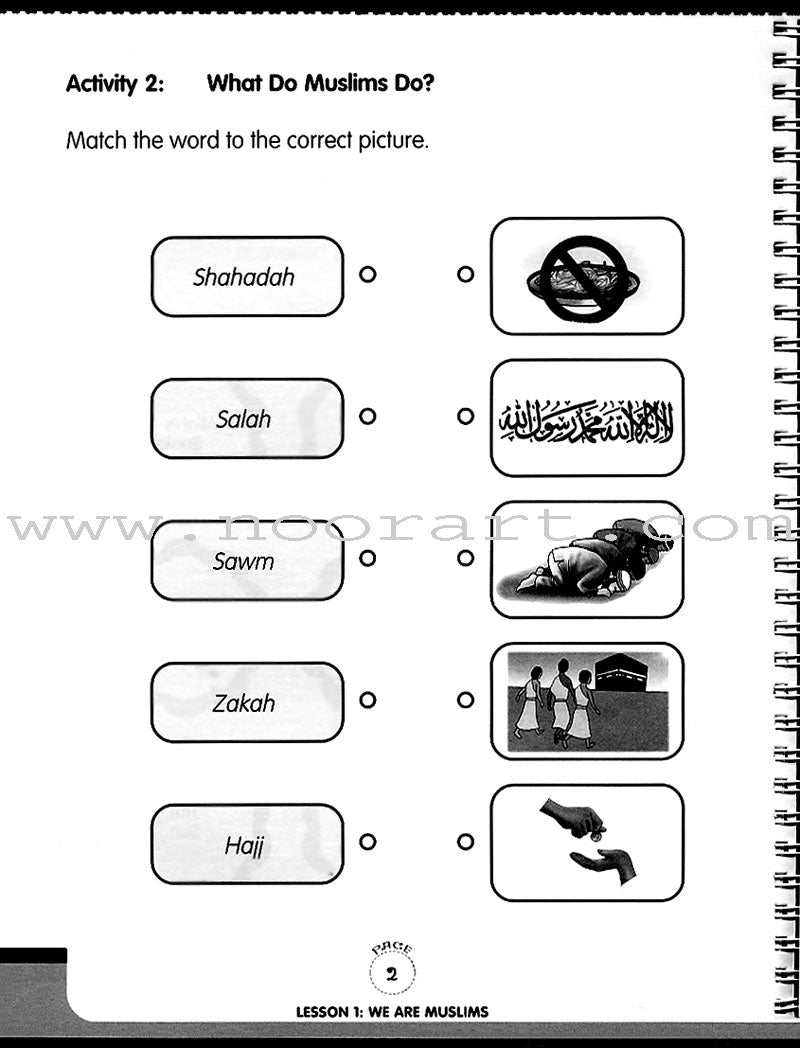 We Are Muslims Workbook: Grade 1