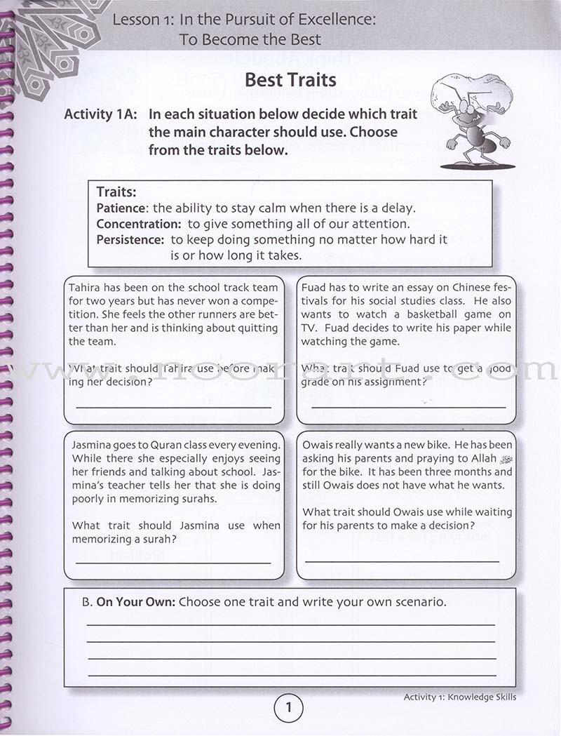 We Are Muslims Workbook: Grade 5