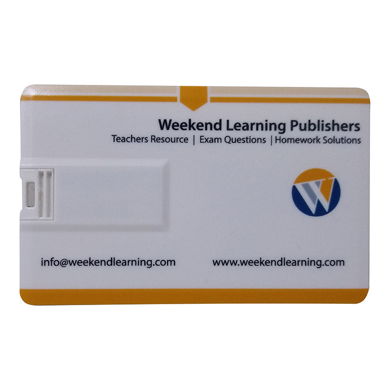 Weekend Learning Islamic Studies - Teacher’s Resource, Questions, Homework, Exams: Levels 1 - 10 (USB Flash Drive Card)