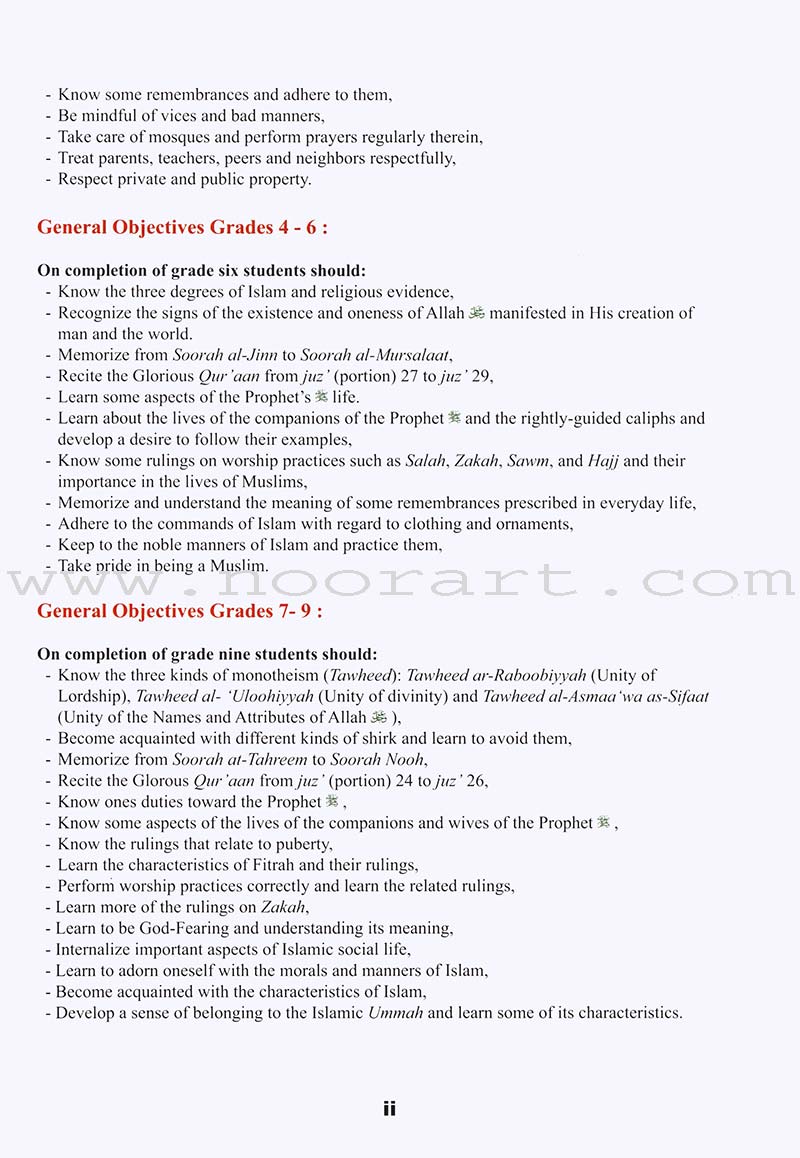 ICO Islamic Studies Teacher's Manual: Grade 6, Part 1